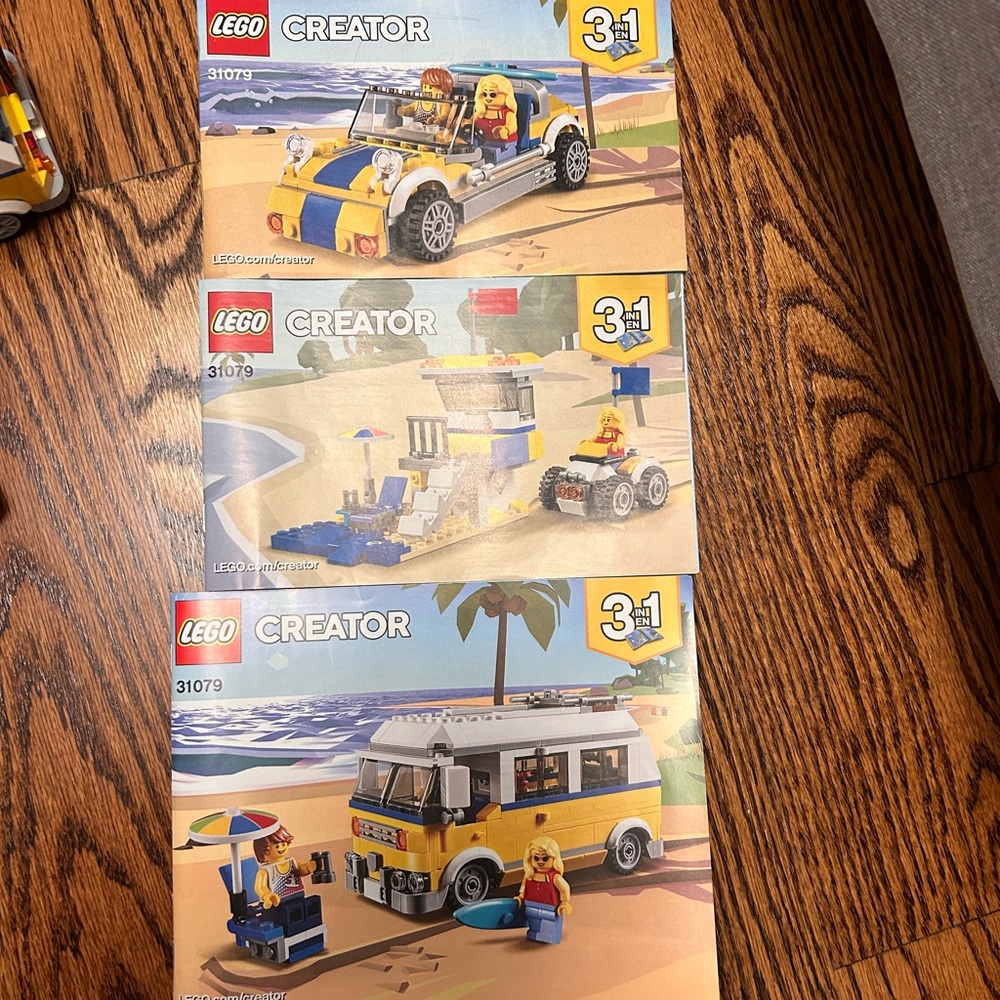 Lego sunshine Surfer Van (3 in 1 build)